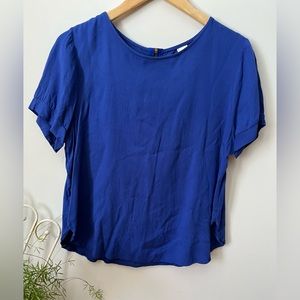 Blue Westmoon short sleeved top Sz L